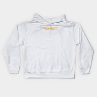 Thanksgiving Feast Mode Kids Hoodie